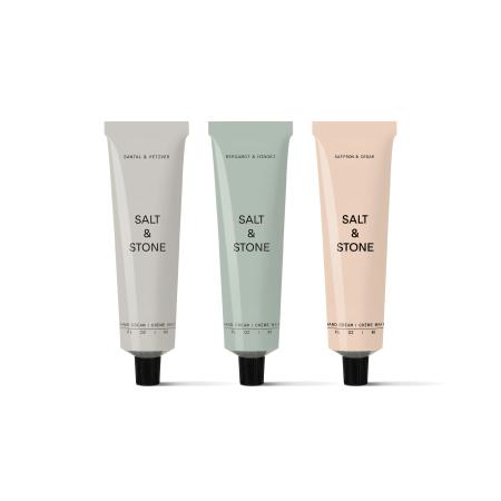 Зволожувальний крем для рук з ароматом шафрану та кедру Salt&Stone Hand Cream Saffron & Cedar