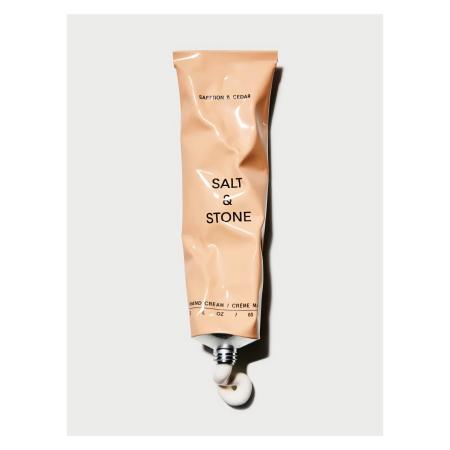 Зволожувальний крем для рук з ароматом шафрану та кедру Salt&Stone Hand Cream Saffron & Cedar