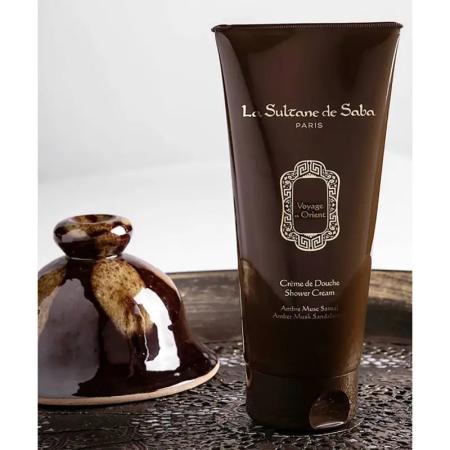 Крем-гель для душу з ароматом амбри, мускусу та сандалу La Sultane De Saba Shower Cream Amber Musk Sandalwood 