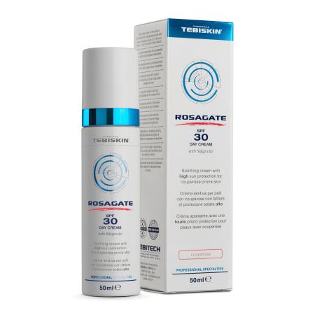 Заспокійливий денний крем для почервонілої шкіри з SPF 30 Tebiskin Rosagate SPF 30 Day Cream