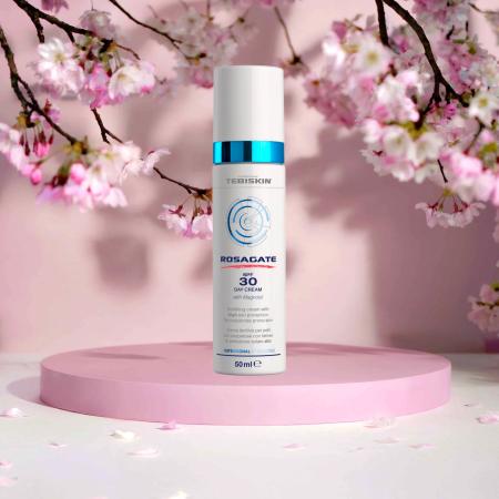 Заспокійливий денний крем для почервонілої шкіри з SPF 30 Tebiskin Rosagate SPF 30 Day Cream