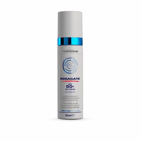 Захисний крем для почервонілої шкіри з SPF 50+ та антиоксидантним ефектом Tebiskin Rosagate SPF 50+ Day Cream
