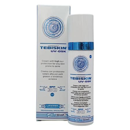 Солнцезащитный крем для жирной и проблемной кожи Tebiskin UV-Osk Cream SPF 30+