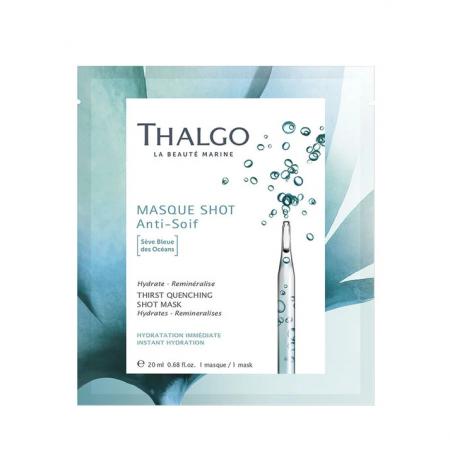 Интенсивно увлажняющая экспресс-маска Thalgo Quenching shot mask with seve bleuse des oceans