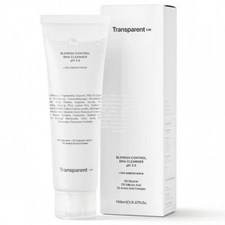 Очищающий гель для кожи склонной к высыпаниям Transparent Lab Blemish Control BHA Cleanser