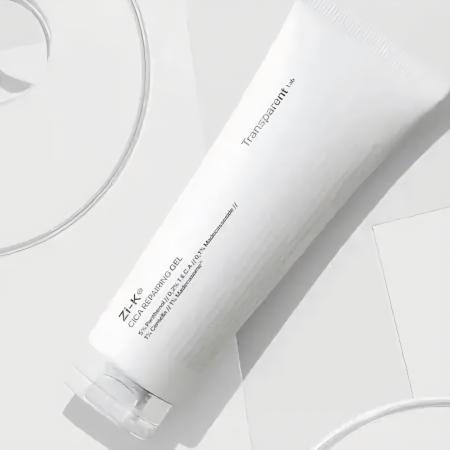 Відновлюючий гель для обличчя з екстрактом центели Transparent lab Zi-K Cica Repairing Gel