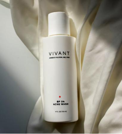 Засіб для вмивання проти акне з 3% БП Vivant Skin Care BP 3% Acne Wash